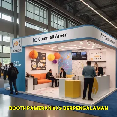 booth pameran 3x3 berpengalaman
